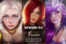 Reward 04 - Mercy, Katarina, Dark Elementalist Lux