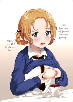 (C92) [Jack to Nicholson (NoriPachi)] GirlPan Bonyuubu. | 걸판 모유부. (Girls und Panzer) [Korean] [Mercury] page 3