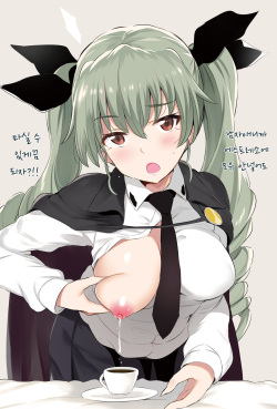 (C92) [Jack to Nicholson (NoriPachi)] GirlPan Bonyuubu. | 걸판 모유부. (Girls und Panzer) [Korean] [Mercury] page 6