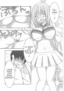 (C86) [Kyojinkou (Toyo)] Kyonyuu Onee-san Kei Megami ni Yasashiku Shibori Toraretai! 2 (Hyperdimension Neptunia) [Spanish] [Jamenesles] page 3