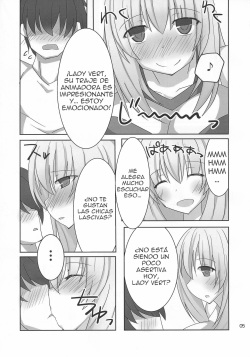 (C86) [Kyojinkou (Toyo)] Kyonyuu Onee-san Kei Megami ni Yasashiku Shibori Toraretai! 2 (Hyperdimension Neptunia) [Spanish] [Jamenesles] page 5