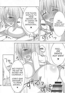 (C86) [Kyojinkou (Toyo)] Kyonyuu Onee-san Kei Megami ni Yasashiku Shibori Toraretai! 2 (Hyperdimension Neptunia) [Spanish] [Jamenesles] page 8