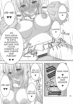 (C86) [Kyojinkou (Toyo)] Kyonyuu Onee-san Kei Megami ni Yasashiku Shibori Toraretai! 2 (Hyperdimension Neptunia) [Spanish] [Jamenesles] page 9