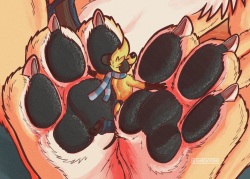 [Supscooterr] Deleted, old and new artworks + animations (giants, paw/foot &amp; vore stuff) page 7