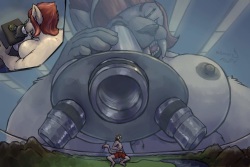 [Nommz] Gallery #3 (compilation of his giants, giantess, paws/feet &amp; vore artworks) page 3