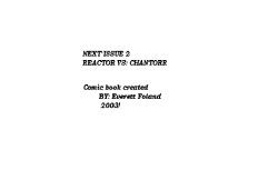 REACTOR COMIC BOOK ISSUES