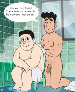 Untitled (Doraemon, Crayon Shin-chan) page 1