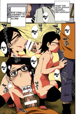 (C93) [Karakishi Youhei-dan Shinga (Sahara Wataru)] Konoha-don Tokumori (Boruto) [English] [Nibber27] [Colorized] page 3