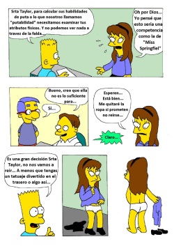 Comic xxx de "Los Simpsons" - La mas puta de Springfield (Español) page 4