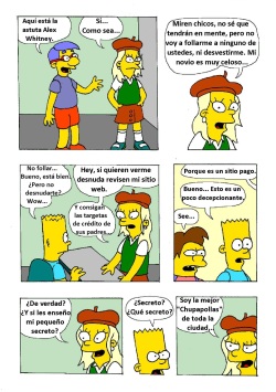 Comic xxx de "Los Simpsons" - La mas puta de Springfield (Español) page 9