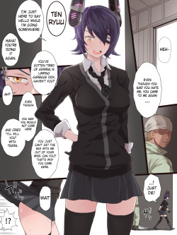 [Terasu] Teitoku ga Shiranai Tokoro de Yarichin Seibishi to no Uwaki Sex ni Dohamari Shita KanColle no Tenryuu | While admiral doesn't know it, Tenryuu is having NTR sex with an engineer. (Kantai Collection -Kancolle-) [English] page 1