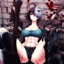Spooky Waifu - Genderswap Jason Voorhees ( Friday The 13th ) page 3
