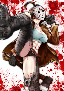 Spooky Waifu - Genderswap Jason Voorhees ( Friday The 13th ) page 4
