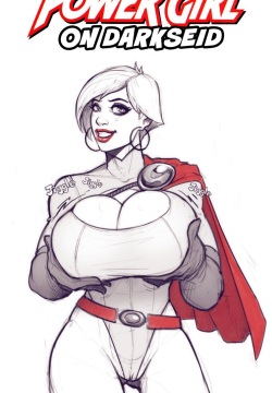 Power Girl on Darkseid