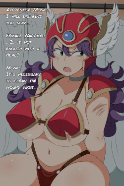 [aaa] Onna Senshi, Chiryou | Female Warrior, Medical Treatment (Dragon Quest 3) [English] [q91] page 3