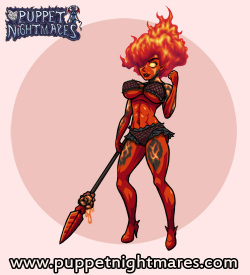 (Puppet Nightmares) Fire Giantess Hecation Game Sprites page 10