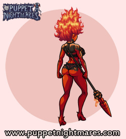 (Puppet Nightmares) Fire Giantess Hecation Game Sprites page 4
