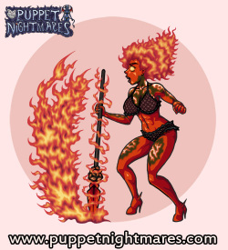 (Puppet Nightmares) Fire Giantess Hecation Game Sprites page 7