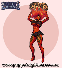 (Puppet Nightmares) Fire Giantess Hecation Game Sprites page 8