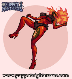 (Puppet Nightmares) Fire Giantess Hecation Game Sprites page 9