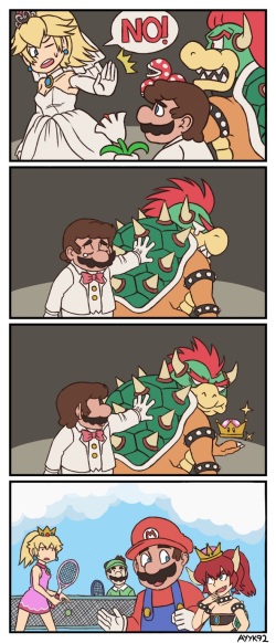Bowsette/Peacher Super Crown Fanart page 2