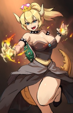 Bowsette/Peacher Super Crown Fanart page 6