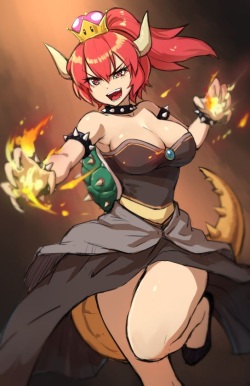 Bowsette/Peacher Super Crown Fanart page 7