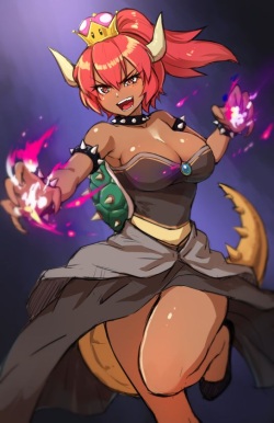 Bowsette/Peacher Super Crown Fanart page 8