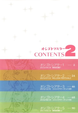 (C93) [Werk (Andou Shuki)] Oshigoto Master 2 (THE IDOLM@STER MILLION LIVE!) page 2