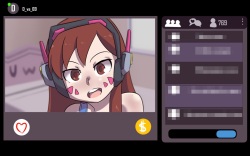 [Ukaya Masaru Mx] D.va webcamgirl (Overwatch) page 1