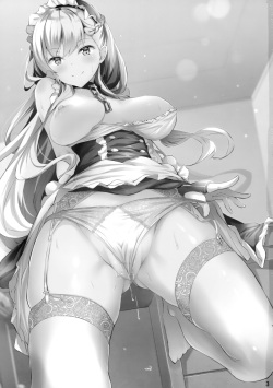 (C95) [@mousse (Yukisiro Arte)] Belfast-san to Shitsuke Aitai! (Azur Lane) [Korean] page 2