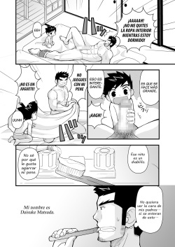 [Higedaihuku (Yui Masamichi)] Keita Sensei to Ore no Tou-chan | Keita-Sensei &amp; My Daddy [Spanish] [The Wandering Shadow] [Digital] page 3