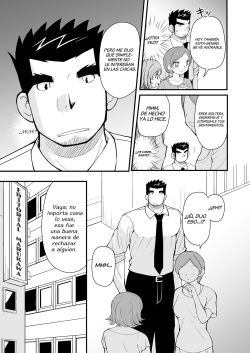 [Higedaihuku (Yui Masamichi)] Keita Sensei to Ore no Tou-chan | Keita-Sensei &amp; My Daddy [Spanish] [The Wandering Shadow] [Digital] page 8