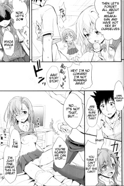 (C84) [Natsuiro Shoujo (Takanashi Haruto)] Shiyouyo! (Toaru Kagaku no Railgun) [English] [Tigoris Translates] [Decensored] page 8