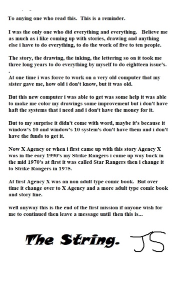 X Agency  The Star Resort Issue: 19 (On going) cover