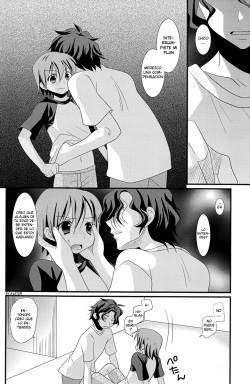 (C78) [Kuchi Dake Banchou (Tanakana)] Natsu Iro Shounen [Spanish] [Avatar-kun] page 8