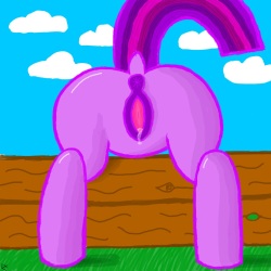 Mane Six Presenting Hindquarters page 7