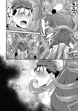 (Super ROOT4to5 2018) [Yami no Naka] Alpha no Lancer ga Muriyari Omega ni Sarete Hidoi Me ni Au Hanashi (Fate/Grand Order) [Korean] page 7
