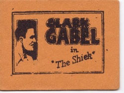 Clark Gabel in "The Sheik"