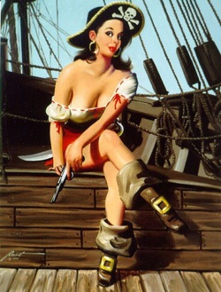 Donald Rust pinup art