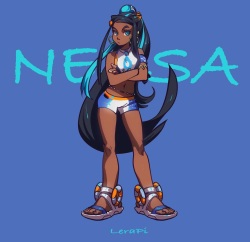 [LeraPI] Nessa Sketches (Pokémon Sword and Shield) page 1
