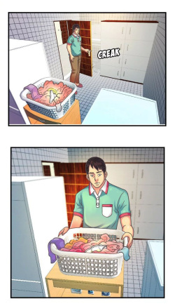 [Happygra, Koi] My Friend's Dad • Chapter 4: Masturbation [Netorare World] page 9