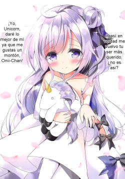 (SC2018 Summer) [Usagi no Oyatsu (Amatsuka China)] Unicorn... Onii-chan ga Daisuki da mon! (Azur Lane) [Spanish] [Biblioteca Hentai] page 2