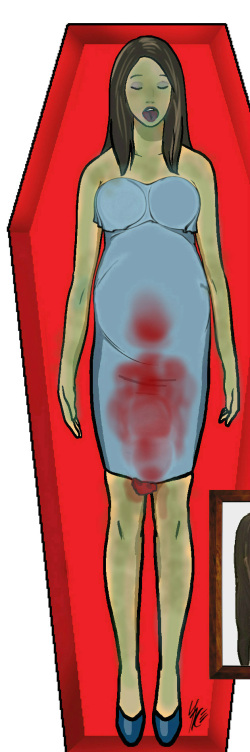 Dead and Beautiful Pregnant Women: Chokey Mummy page 10