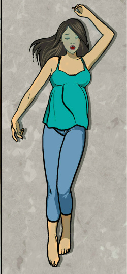 Dead and Beautiful Pregnant Women: Chokey Mummy page 5