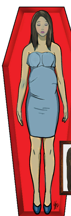 Dead and Beautiful Pregnant Women: Chokey Mummy page 9