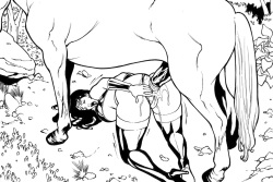 Superheroinecomixxx - Wonder Woman and Horse page 9
