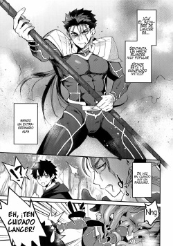 (Super ROOT4to5 2018) [Yami no Naka] Alpha no Lancer ga Muriyari Omega ni Sarete Hidoi Me ni Au Hanashi (Fate/Grand Order) [Spanish] [Junsuhiro] page 4