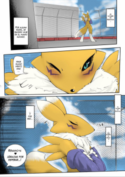 [Pochincoff] Minna no Renamon | Renamon Para Todos Vol 1 (Digimon) [Spanish] [Red Fox Makkan] [Colorized] page 2