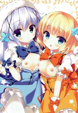 (C89) [Watakubi (Sasai Saji)] mofumofu cafe ~Gochuumon wa Soushuuhen desu ka?~ (Gochuumon wa Usagi desu ka?) page 2